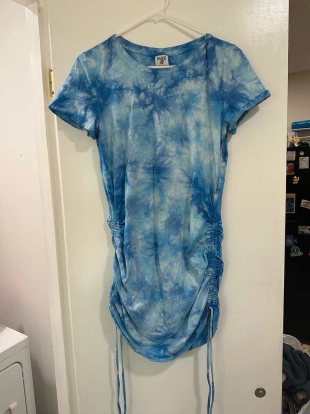 VS PINK ruched t shirt dress